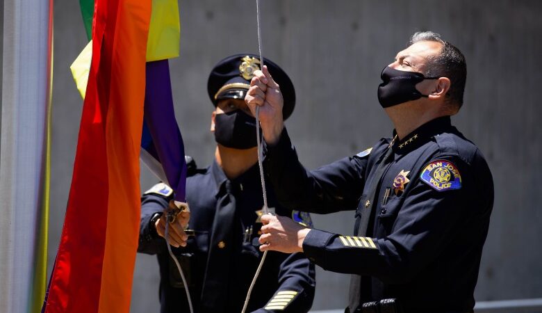 San Jose Police Department Raises LGBTQ Pride Flag