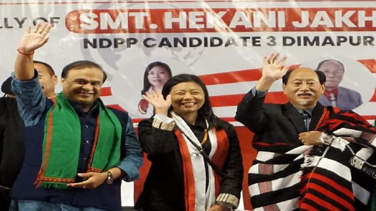 Hekani Jakhalu became the first female MLA in the history of Nagaland.