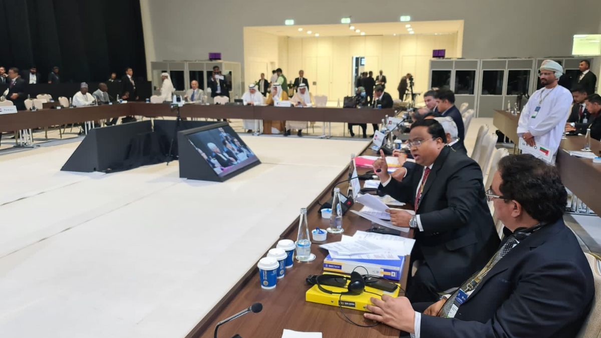 At the “146th Inter-Parliamentary Union” in Bahrain, India accused Pakistan of being an “exporter of terrorists.”