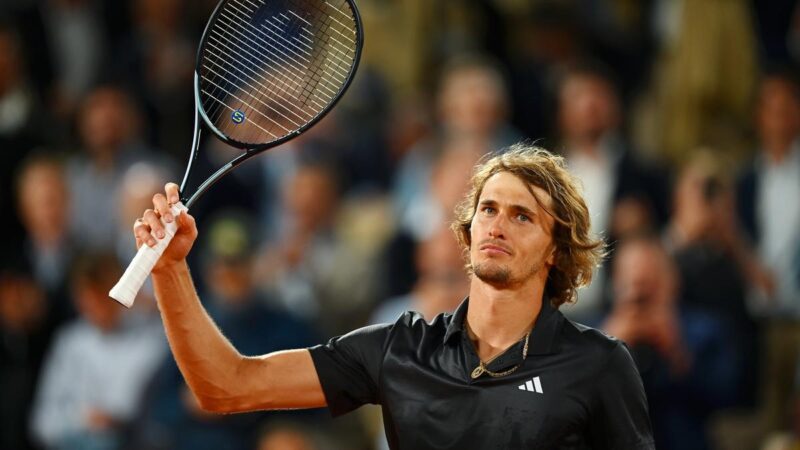 After defeating Grigor Dimitrov at the French Open, Alexander Zverev moves on to the quarterfinals.
