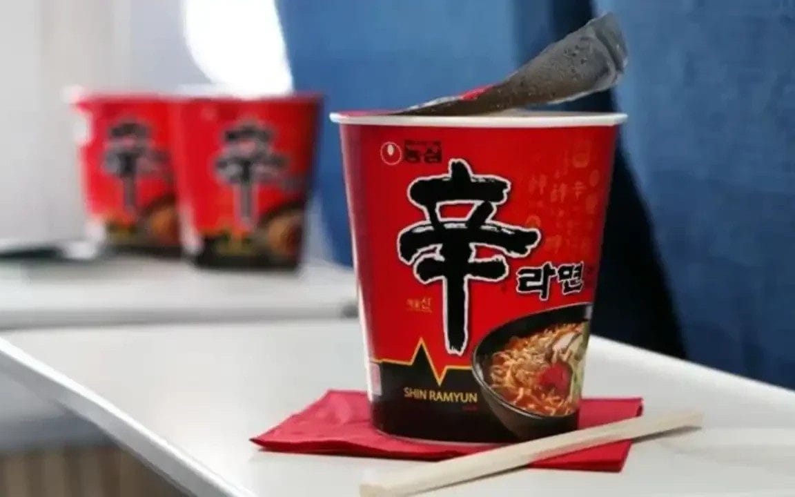 Turbulence removes instant noodles from Korean Air’s menu