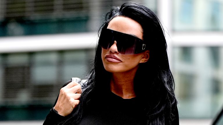 Katie Price to address bankruptcy issues in a private hearing