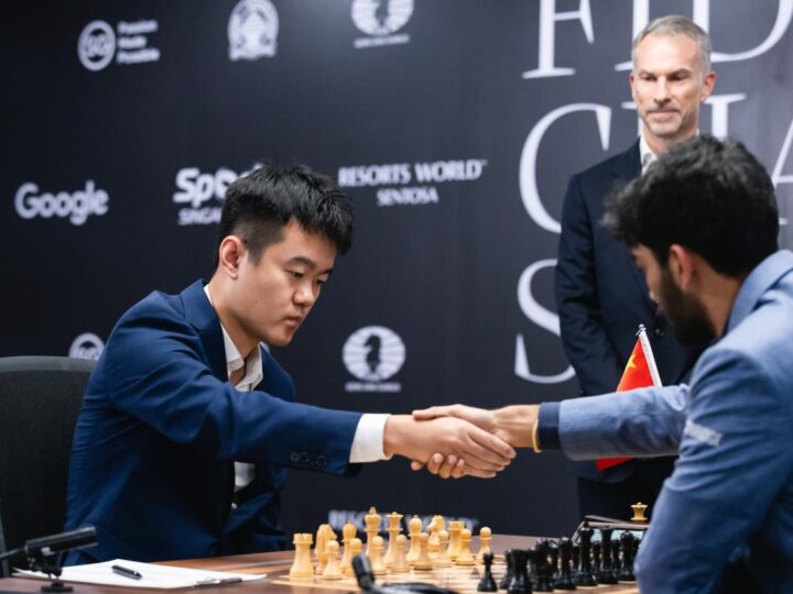 Chess World Championship: Ding Liren spares Gukesh as Game 6 ends in yet another draw