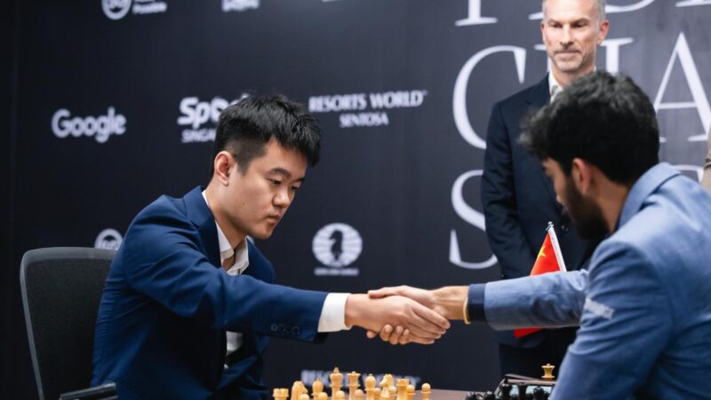 Chess World Championship: Ding Liren spares Gukesh as Game 6 ends in yet another draw